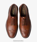 Loake 26804V7 Badminton Dark Brown Brogues - Image 3
