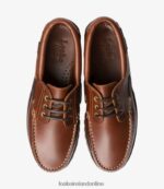 Loake 26804V80 522 Brown Boat Shoes - Image 3