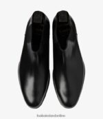 Loake 26804V85 Coppergate Carbon Black Boots - Image 3