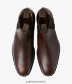 Loake 26804V87 Chatsworth Dark Brown Waxy Boots - Image 3